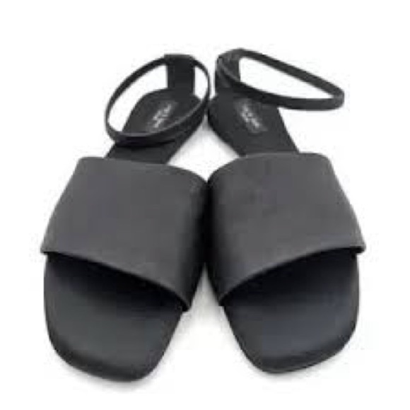rag & bone Shoes - Rag & Bone Ellory Foldable Sandal Ankle Strap Women's Black Size US9.5 Size 41